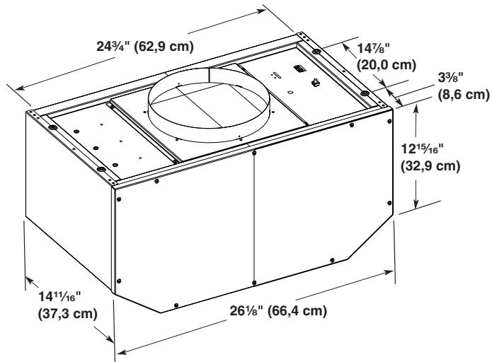 BAUKNECHT UXI1200DY  - INSTALLATION - Dimensions du produit - 1
