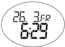 OREGON SE188 - MODE HEURE ACTUELLE - 1