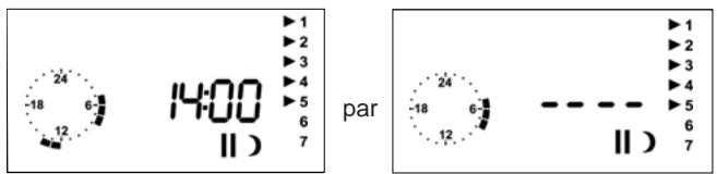 CHAPPEE BORA HTEBVI 25 KW - Comment supprimer une période de comport - 2