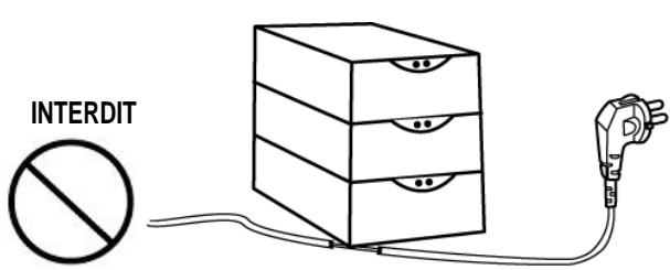 OKI LD620D - Ne pas plier le câble et ne pas poser d'objet lourd dessus. - 1
