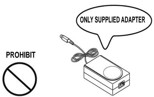 OKI LD620D - You must use only the supplied adapter. - 1