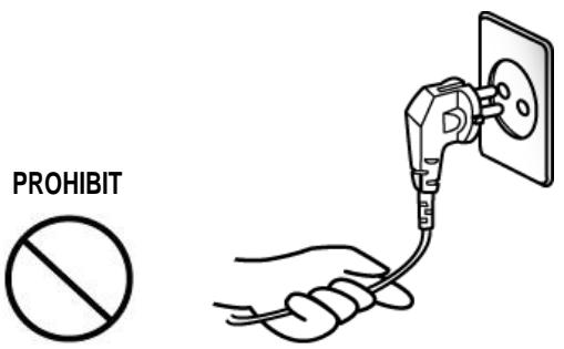 OKI LD620D - Do not pull the cable to unplug. - 1