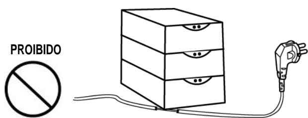 OKI LD640 - Não fazer o cabo com para ou o deixe abaixo de algo um objecto pesado. - 1