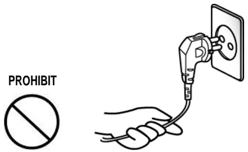 OKI LD640 - Do not pull the cable to unplug. - 1