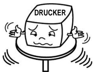 OKI LD640 - Drucker auf einer stabilen Oberfläche aufstellen. - 2
