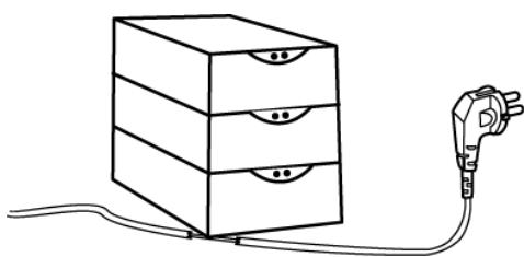 OKI LD640 - Non jegare il cavo con forza e non lasciarlo fatto un oggetto pesante. - 2