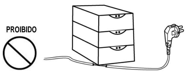 OKI LD640DT - Não fazer o cabo com fora ou o deixe abaixo de algo um objecto pesado. - 1