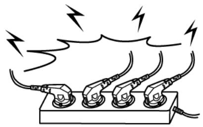 OKI LD640DT - Do not plug several products in one multi-outlet. - 2