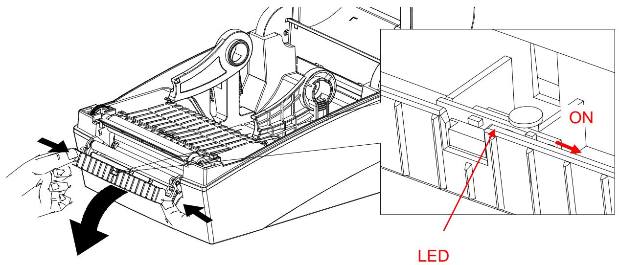 OKI LD640DT - 5-12 Staccamento delle etichette (Opzione) - 1