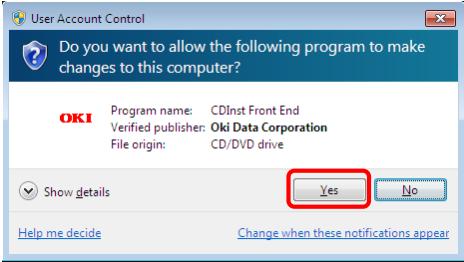 OKI LE850DT - Installation under Windows XP/Server 2003/Vista/Server 2008/7/Server2008 R2 - 2