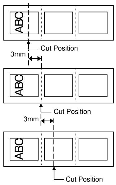 OKI LE850DT - - Example of Cut Position Fine Adjustment - 4