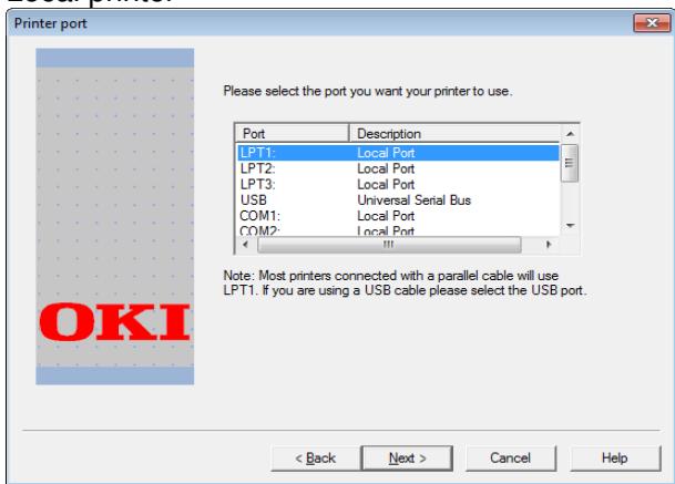 OKI LE850TT - Local printer - 1