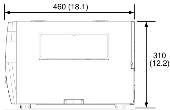 OKI LE850TT - Dimensions - 2