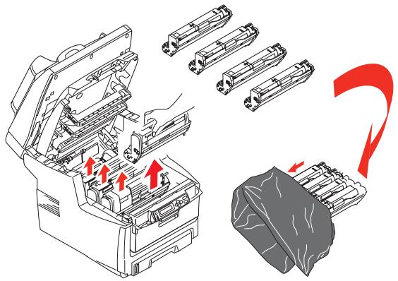 OKI MC560MFP-PLUS - WARNING! - 2