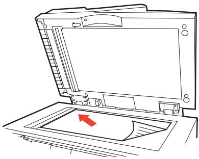 OKI MC560MFP-PLUS - PLACING DOCUMENT(S) ON THE GLASS - 1