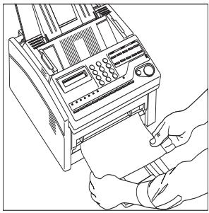 OKI OFFICE84 - como utilizar la alimentación manual - 1