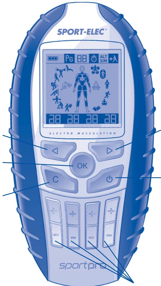 SPORT ELEC MULTISPORT - C key (clear) : - 2