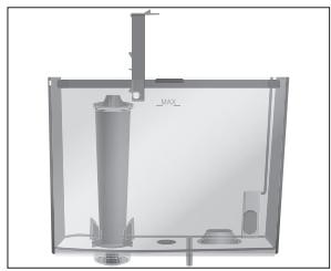 JURA D6 - Inserting/changing the filter - 1