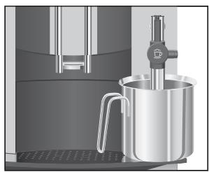 JURA IMPRESSA C5 - Vidange du système - 1