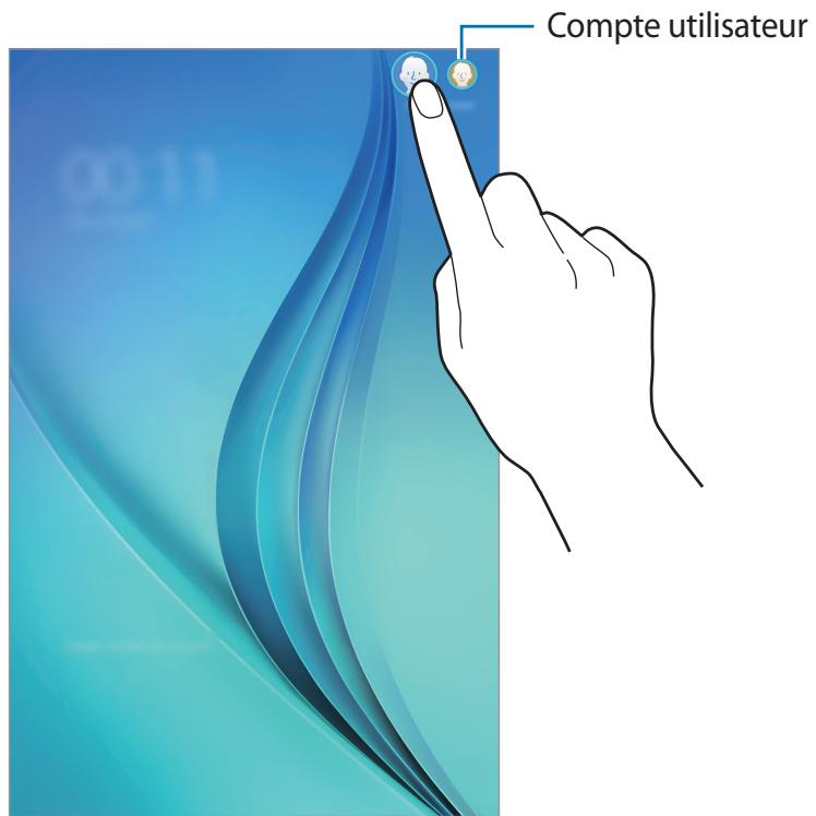 SAMSUNG TAB E - Changer d'utilisateur - 1