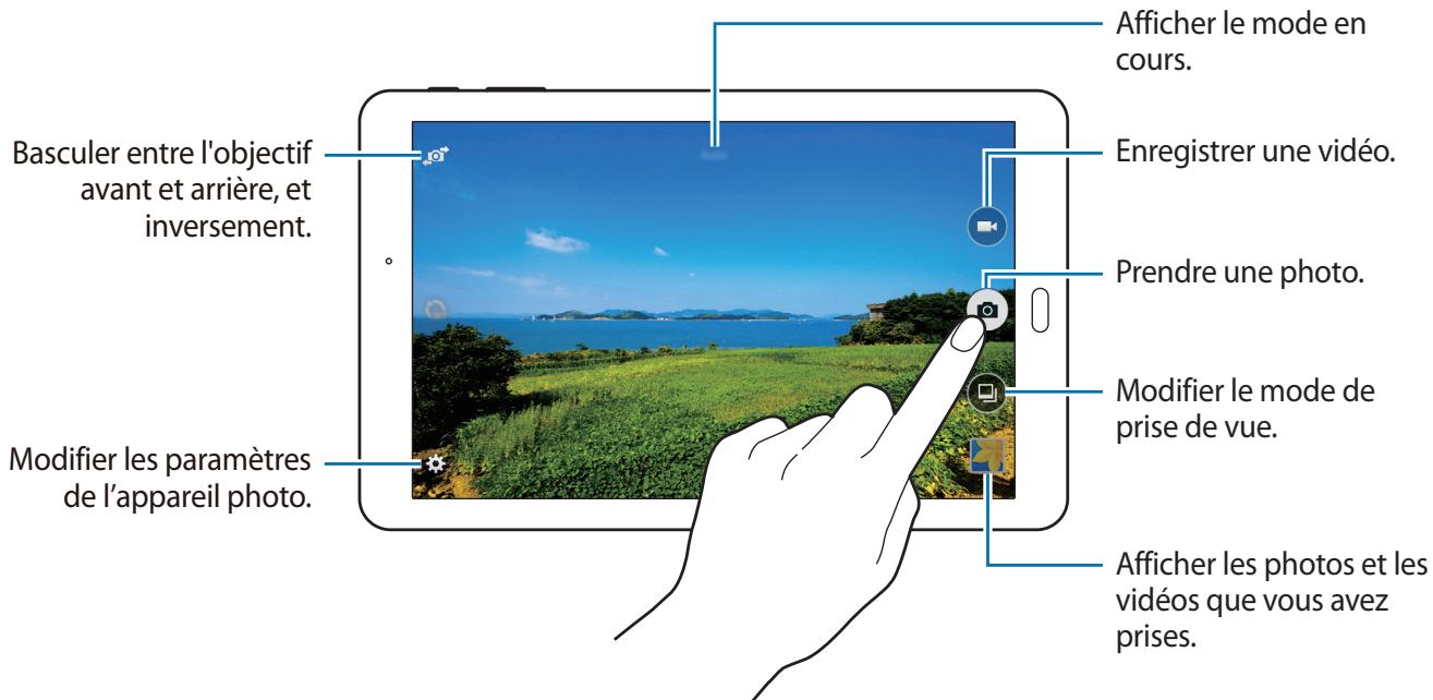 SAMSUNG TAB E - Prendre des photos ou enregistrer des videos - 1