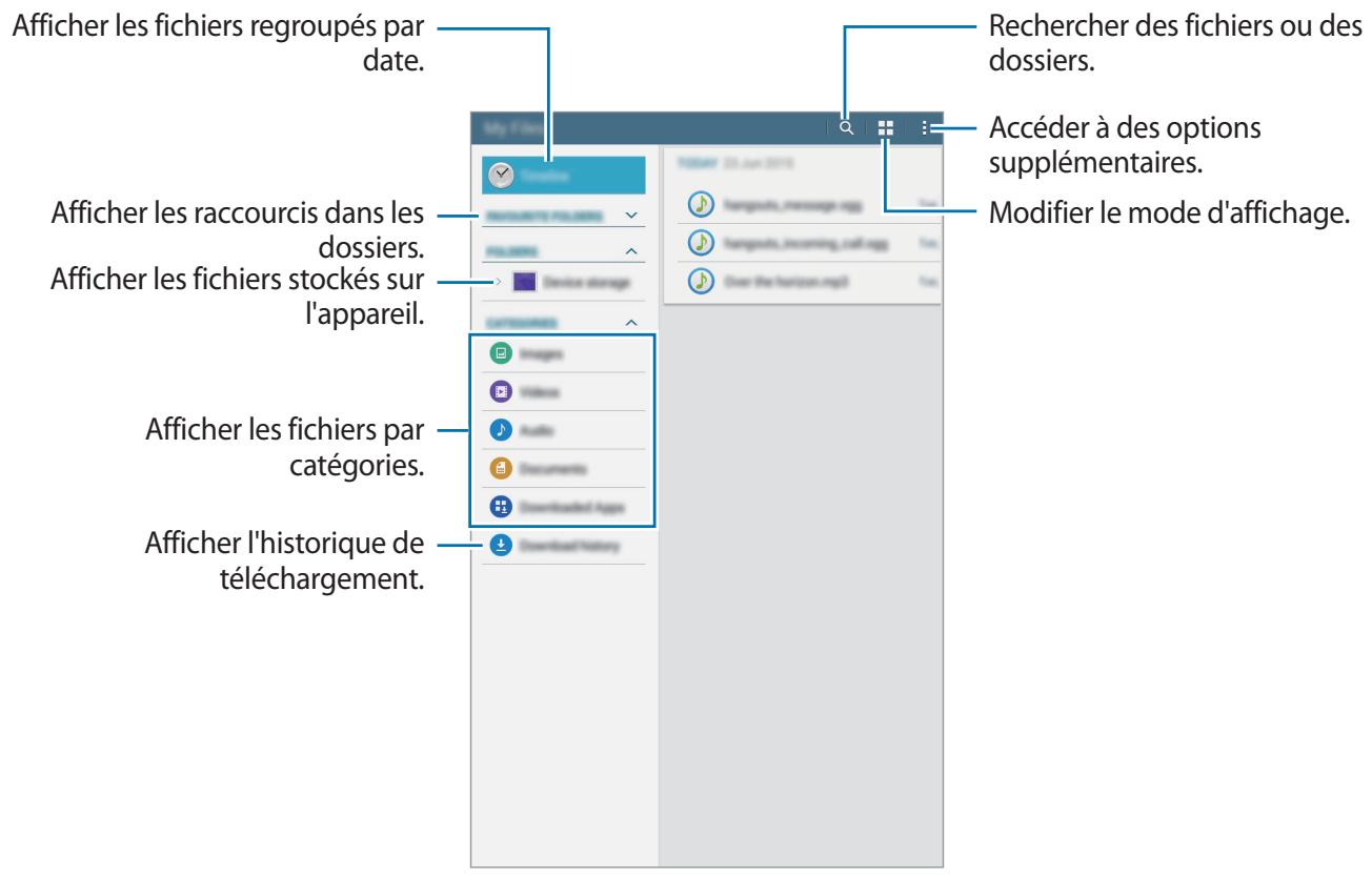 SAMSUNG TAB E - Mes fichiers - 1