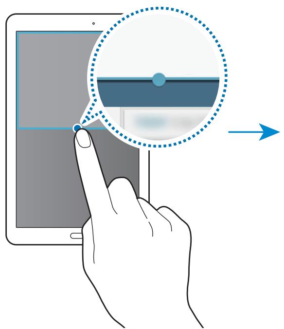 SAMSUNG TAB E - Utiliser les options Multi-fenêtres - 1