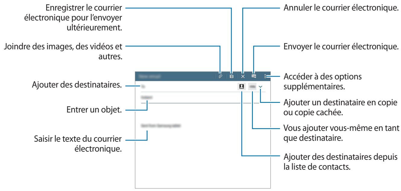 SAMSUNG TAB E - Envoyer des e-mails - 1