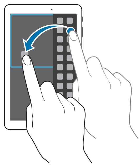 SAMSUNG TAB E - Lancer la fonction Multi-fenêtres - 3