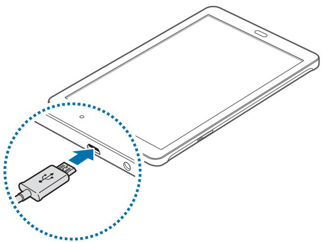 SAMSUNG TAB E - Charger la batterie - 3