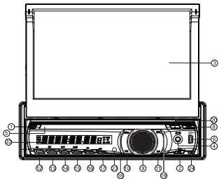 MUSE M-718DR - DESCRIPTION DE L'APPAREIL - 1