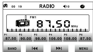 MUSE M-718DR - ECOUTE DE LA RADIO - 1