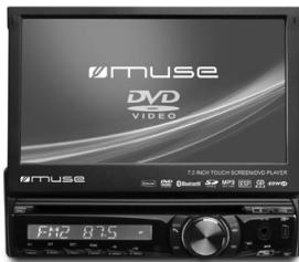 MUSE M-725 DR - AUTORADIO LECTEUR DE DVD AVEC USB &amp; SD - 1