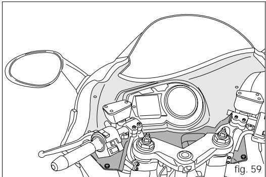 DUCATI ST3 - Caches tableau de bord - 2
