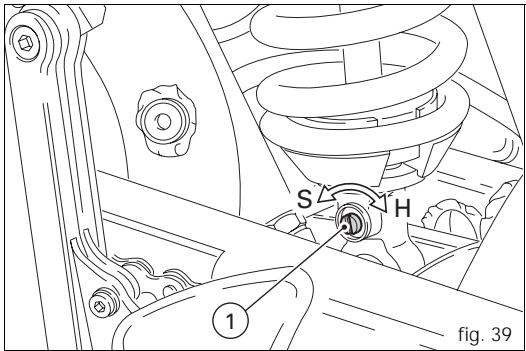 DUCATI ST3 - Éléments de réglage amortisseur arrêté (ST3) - 1