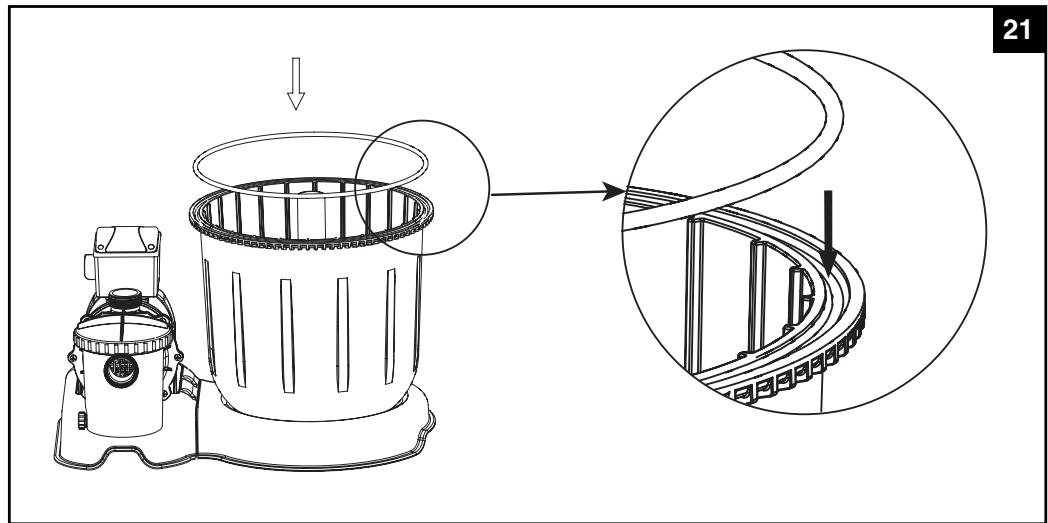 INTEX SF20220R - Installation de la vanne 6 voies : - 1