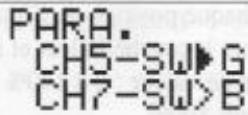 FUTABA 7C - SELECTION DE L'INTERRUPTEUR - 1