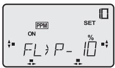 FUTABA FX-18 - Dispositif de mixage volets de courbure-> gouverne de profondeur (FL>P) - 3