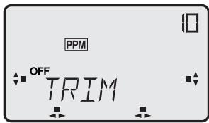 FUTABA FX-18 - Mixage du trim (TRIM) - 1