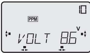 FUTABA FX-18 - Alarme de sous-tension (VOLT) - 1
