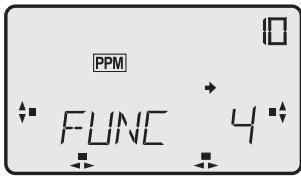 FUTABA FX-18 - Affectation des manches (FUNC) - 6
