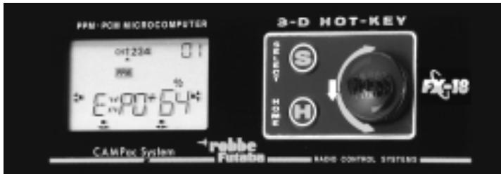 FUTABA FX-18 - Écran d'affichage et clavier - 1