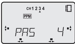 FUTABA FX-18 - Pas gradué de mise au point du trim (PAS) - 1