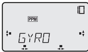 FUTABA FX-18 - Sensibilité du système gyroscope (GYRO) - 1