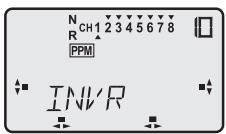 FUTABA FX-18 - Inversion de la course des servos (INVR) - 4
