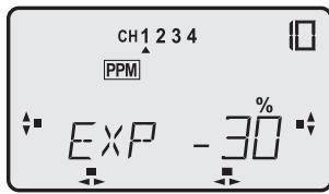 FUTABA FX-18 - Fonction exponentielle (EXP) - 2