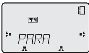 FUTABA FX-18 - Réglages initiaux dans le menu paramètres (PARA) - 1