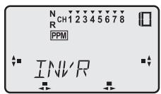 FUTABA FX-18 - Inversion de la course des servos (INVR) - 3