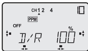 FUTABA FX-18 - Reduction du débutment (D/R) - 3
