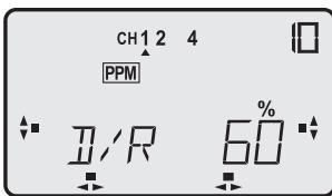 FUTABA FX-18 - Reduction du débutment (D/R) - 4